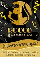 Neueröffnung Rocco Haardesign
